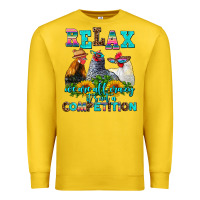 Lemon relax we are all crazy  competition Premium Sweatshirt - AdoDesignShop