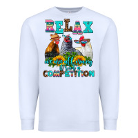 White relax we are all crazy  competition Premium Sweatshirt - AdoDesignShop