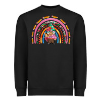 Teacher Gnome Rainbow Heavyweight Sweatshirt | Teevron
