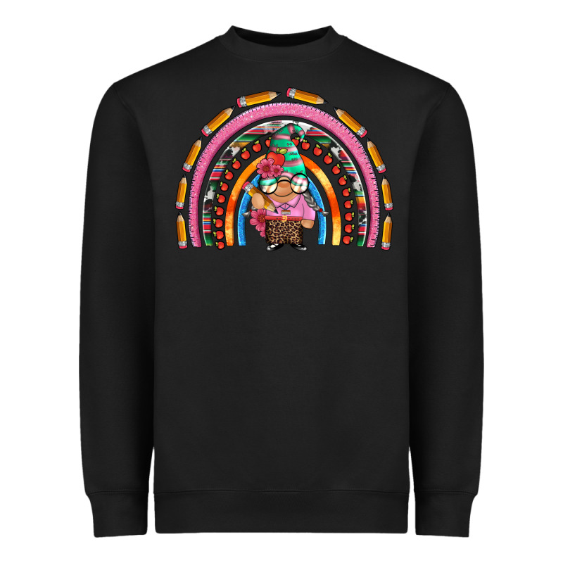 Teacher Gnome Rainbow Heavyweight Sweatshirt by Artiststas | Teevron