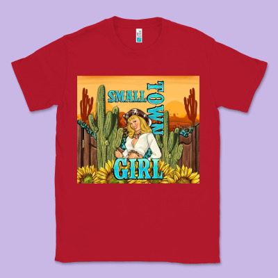 Small Town Girl Classic Tee Designed By Tumblerdesignbyshophia