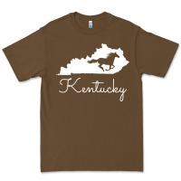 Cacao Kentucky Horse Map State , best gift, costume, halloween, xmas, christ Premium Tee - maiPhamDesign