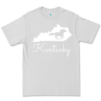 Dove Grey Kentucky Horse Map State , best gift, costume, halloween, xmas, christ Premium Tee - maiPhamDesign