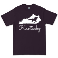 Plum Kentucky Horse Map State , best gift, costume, halloween, xmas, christ Premium Tee - maiPhamDesign