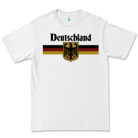 White DEUTSCHLAND Germany Flag Coat of Arms Eagle Banner Vintage , best gift Premium Tee - maiPhamDesign