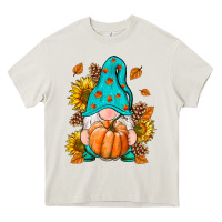 Cream Fall Gnome Heavy Core Tee - RanaPortraitStore