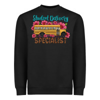 Black student delivery specialist school bus Heavyweight Sweatshirt - Artiststas