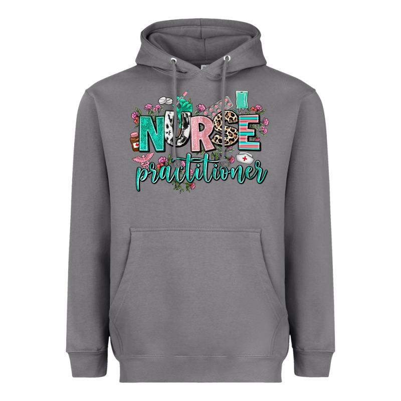 Nurse Practitioner Heavyweight Hoodie by AdoDesignShop | Teevron