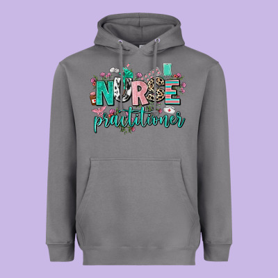 Nurse Practitioner Heavyweight Hoodie Designed By Adodesignshop
