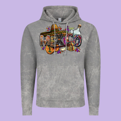Mexico Vintage Hoodie Designed By Fadigitalartstudio