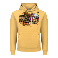 Vintage Mustard Mexico Vintage Hoodie - FaDigitalArtStudio