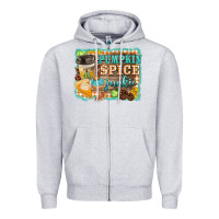 Heather Grey pumpkin spice junkie Zipper Hoodie - BarkalooDesign