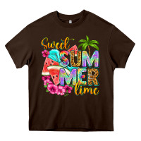Chocolate Brown sweet summer time Heavy Core Tee - NancyCooperArtShop