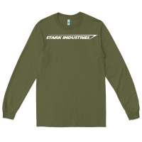 Army Green stark industries Long Sleeve Tee - maiPhamDesign