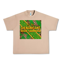 Burro Let the shenanigans begin shamrock tumbler Urban Heavy Tee - HowdyJamesFarm