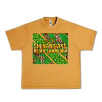 Peanut Butter Let the shenanigans begin shamrock tumbler Urban Heavy Tee - HowdyJamesFarm