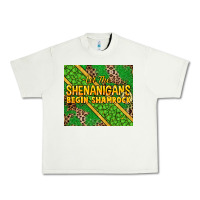 Pistachio Let the shenanigans begin shamrock tumbler Urban Heavy Tee - HowdyJamesFarm