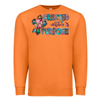 Carrot created with a purpose Premium Sweatshirt - AdoDesignShop