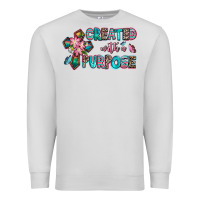 Dove Grey created with a purpose Premium Sweatshirt - AdoDesignShop
