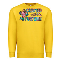 Lemon created with a purpose Premium Sweatshirt - AdoDesignShop