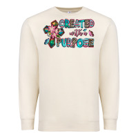 Sandshell created with a purpose Premium Sweatshirt - AdoDesignShop