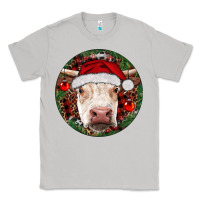 Moon Dust Hereford Cow Christmas Classic Tee - RanaPortraitStore