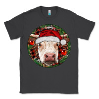 Smoke Hereford Cow Christmas Classic Tee - RanaPortraitStore