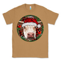 Toasted Coconut Hereford Cow Christmas Classic Tee - RanaPortraitStore