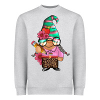 Heather Grey teacher gnome Heavyweight Sweatshirt - Artiststas