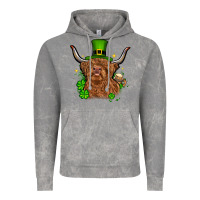 Cloud Rock St. Patrick's Day cow Vintage Hoodie - OliviaCreatesArt