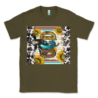 Army Green ocd with cow Classic Tee - TumblerDesignByShophia