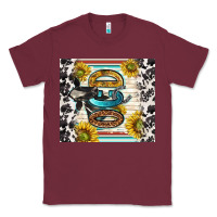 Burgundy ocd with cow Classic Tee - TumblerDesignByShophia