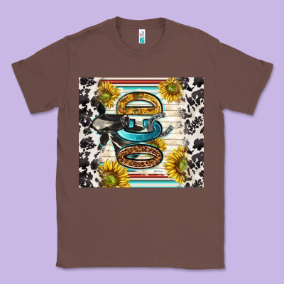 Ocd With Cow Classic Tee Designed By Tumblerdesignbyshophia