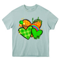 St Patricks Day Hearts Png Heavy Core Tee | Teevron