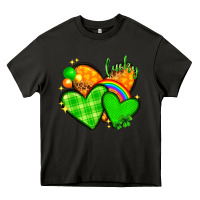 Asphalt st patricks day hearts png Heavy Core Tee - NancyCooperArtShop