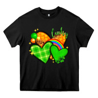 Black st patricks day hearts png Heavy Core Tee - NancyCooperArtShop