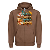 Chestnut whatever spıces your pumpkin Zipper Hoodie - BarkalooDesign