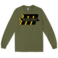 Army Green massachusetts maritime academy Long Sleeve Tee - maiPhamDesign