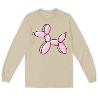 Mushroom balloon dog pink Long Sleeve Tee - maiPhamDesign