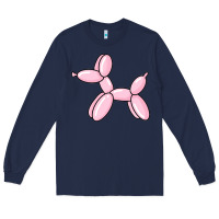 Navy balloon dog pink Long Sleeve Tee - maiPhamDesign