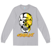 Moon Dust Dad life Sugar Skull for Soccer Softball Halloween Costume Long Sleeve Tee - maiPhamDesign
