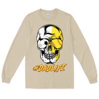 Mushroom Dad life Sugar Skull for Soccer Softball Halloween Costume Long Sleeve Tee - maiPhamDesign