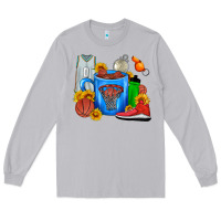 Moon Dust Basketball Coffee cup Long Sleeve Tee - FaDigitalArtStudio