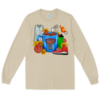 Mushroom Basketball Coffee cup Long Sleeve Tee - FaDigitalArtStudio