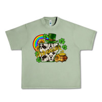 Oil Green Arkansas map St. Patrick's Urban Heavy Tee - CowGirlArtShop
