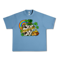 Pebble Blue Arkansas map St. Patrick's Urban Heavy Tee - CowGirlArtShop
