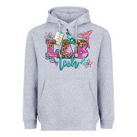 Heather Grey lab tech Heavyweight Hoodie - AdoDesignShop
