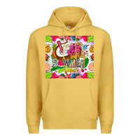 Antique Gold summer time Premium Hoodie - CowhideDigitalArt
