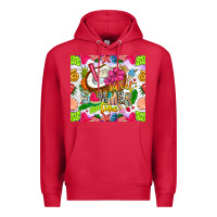 Cardinal summer time Premium Hoodie - CowhideDigitalArt