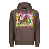 Coffee summer time Premium Hoodie - CowhideDigitalArt